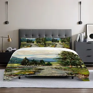 Scenic Mountain River 3-Piece Bedding Set