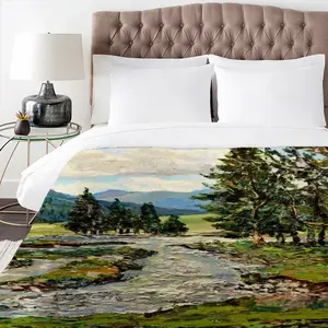 Scenic Mountain River 3-Piece Bedding Set