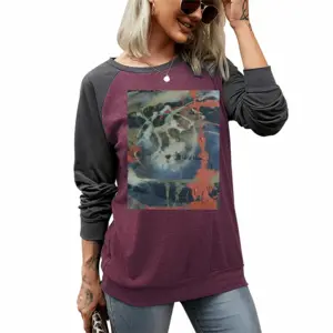 Women Dark Matter Two-tone Crew Neck T-Shirt