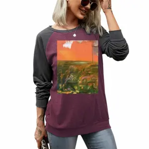 Women Forbidden Two-tone Crew Neck T-Shirt