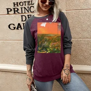 Women Forbidden Two-tone Crew Neck T-Shirt