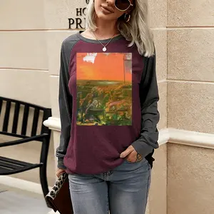 Women Forbidden Two-tone Crew Neck T-Shirt