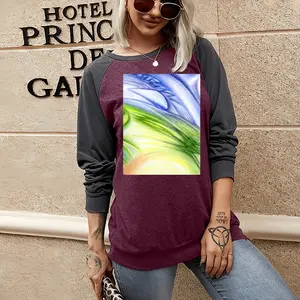 Women The Sixth Day Two-tone Crew Neck T-Shirt