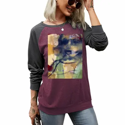 Women Faraway Two-tone Crew Neck T-Shirt