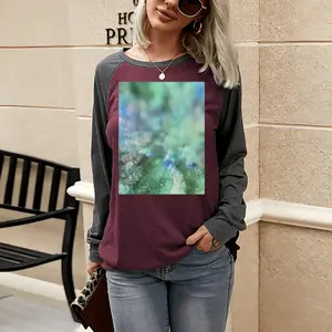 Women Growth 74 Seconds Two-tone Crew Neck T-Shirt