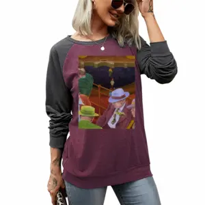 Women The Decision Was Made Two-tone Crew Neck T-Shirt