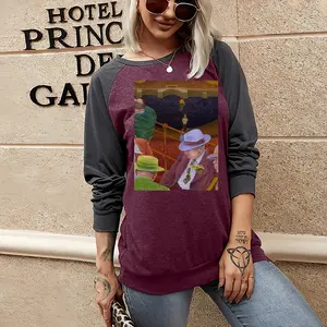 Women The Decision Was Made Two-tone Crew Neck T-Shirt