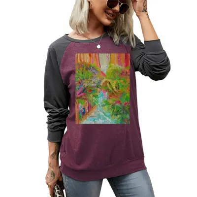 Women El Dorado Two-tone Crew Neck T-Shirt