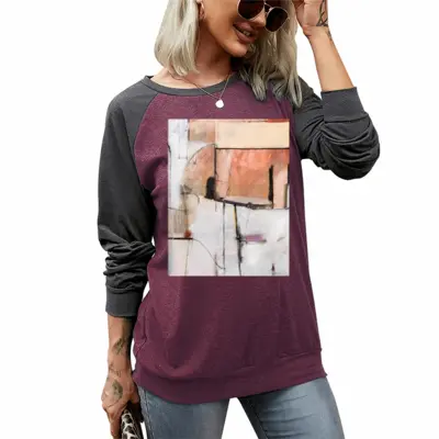 Women Iowa Two-tone Crew Neck T-Shirt