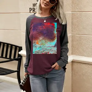 Women Aphrodite Two-tone Crew Neck T-Shirt