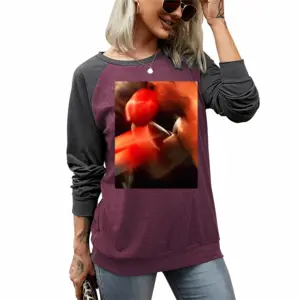 Women Pugilism Two-tone Crew Neck T-Shirt