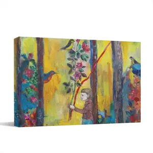 Angel Of Forest Canvas Decorative Painting (Multi-Size, Transverse)