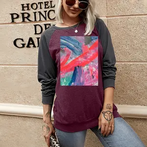 Women Magic Two-tone Crew Neck T-Shirt