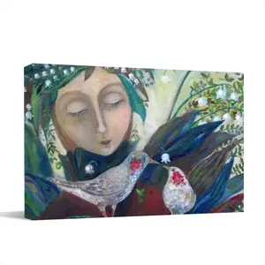 Angel Of Spring Canvas Decorative Painting (Multi-Size, Transverse)