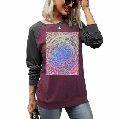 Women Rapture Two-tone Crew Neck T-Shirt