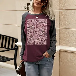 Women Money Two-tone Crew Neck T-Shirt