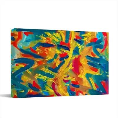 Burning Flame Canvas Decorative Painting (Multi-Size, Transverse)