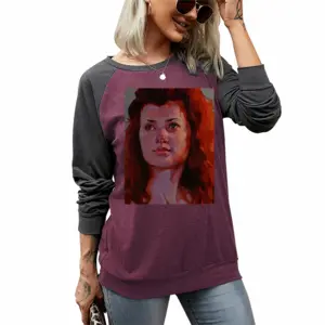 Women Tanya Two-tone Crew Neck T-Shirt