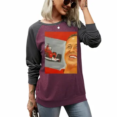 Women Michael Two-tone Crew Neck T-Shirt