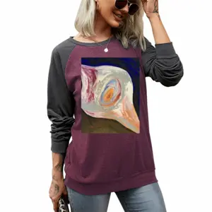 Women Inferno Two-tone Crew Neck T-Shirt