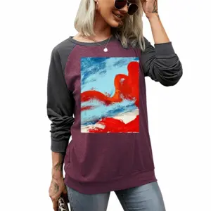 Women Hurted Feelings Two-tone Crew Neck T-Shirt