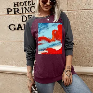 Women Hurted Feelings Two-tone Crew Neck T-Shirt