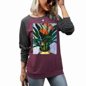 Women Clivia Two-tone Crew Neck T-Shirt