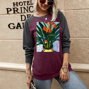 Women Clivia Two-tone Crew Neck T-Shirt