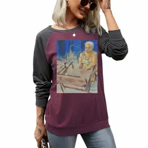 Women Weaving Foundations Two-tone Crew Neck T-Shirt