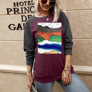 Women Canyon Two-tone Crew Neck T-Shirt