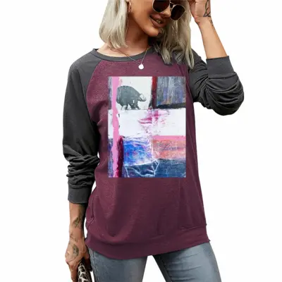 Women Vietnam 4 Two-tone Crew Neck T-Shirt