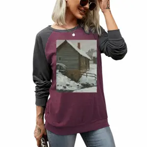 Women Old Mill Two-tone Crew Neck T-Shirt