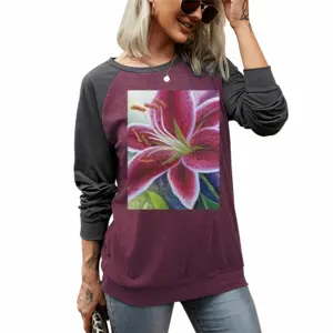 Women Lily Two-tone Crew Neck T-Shirt