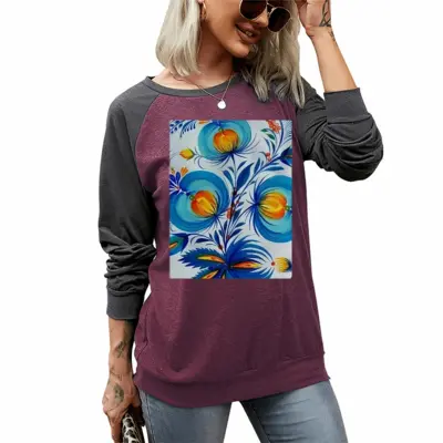 Women Hopeful Two-tone Crew Neck T-Shirt