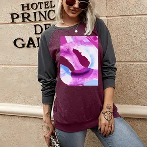 Women Siren Two-tone Crew Neck T-Shirt