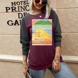 Women Phases Two-tone Crew Neck T-Shirt