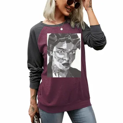 Women Together In Pieces Two-tone Crew Neck T-Shirt