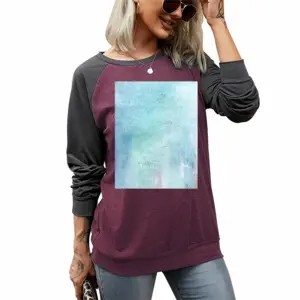 Women Lovebirds Two-tone Crew Neck T-Shirt