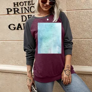 Women Lovebirds Two-tone Crew Neck T-Shirt