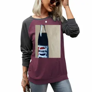 Women Pepsi Two-tone Crew Neck T-Shirt