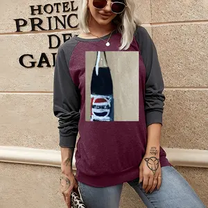 Women Pepsi Two-tone Crew Neck T-Shirt