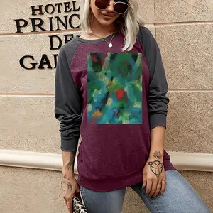 Women #57-2021 Two-tone Crew Neck T-Shirt