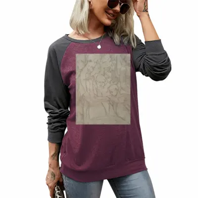 Women Philippe X Two-tone Crew Neck T-Shirt