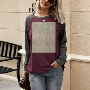 Women Philippe X Two-tone Crew Neck T-Shirt