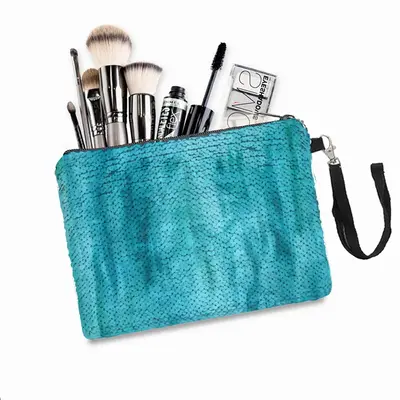 The Sea Sequin Makeup Bag