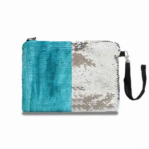 The Sea Sequin Makeup Bag