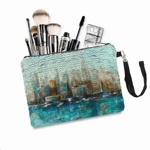 Windy Skyline Sequin Makeup Bag