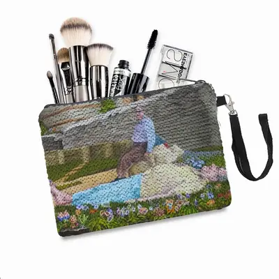 The Discovery Sequin Makeup Bag