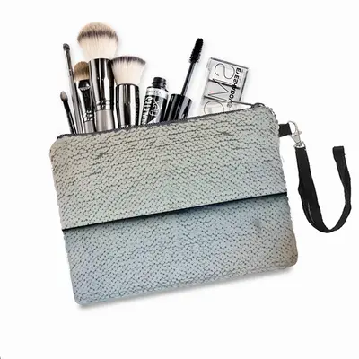 Charcoal White No 1 Series 4 Sequin Makeup Bag