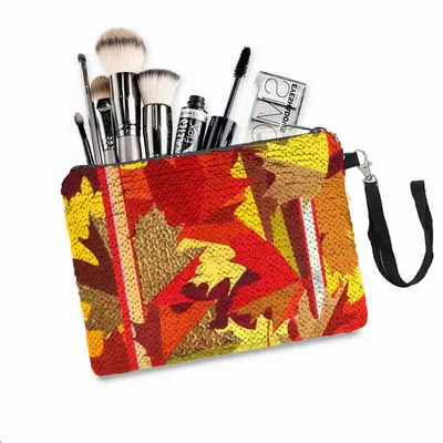 Autumn Sequin Makeup Bag